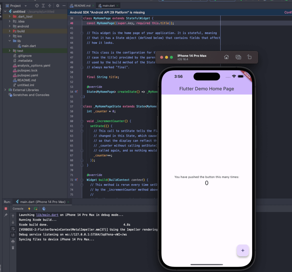 android-studio-flutter-demo